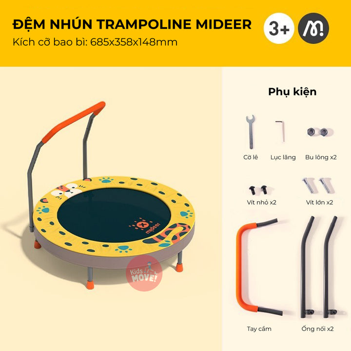 Đệm nhún nhảy trampoline mideer