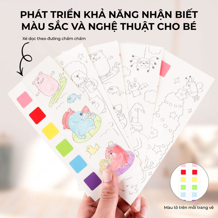 Tranh tô màu nước Mideer