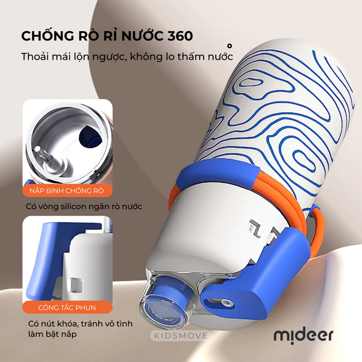 Bình nước thể thao cho bé Mideer