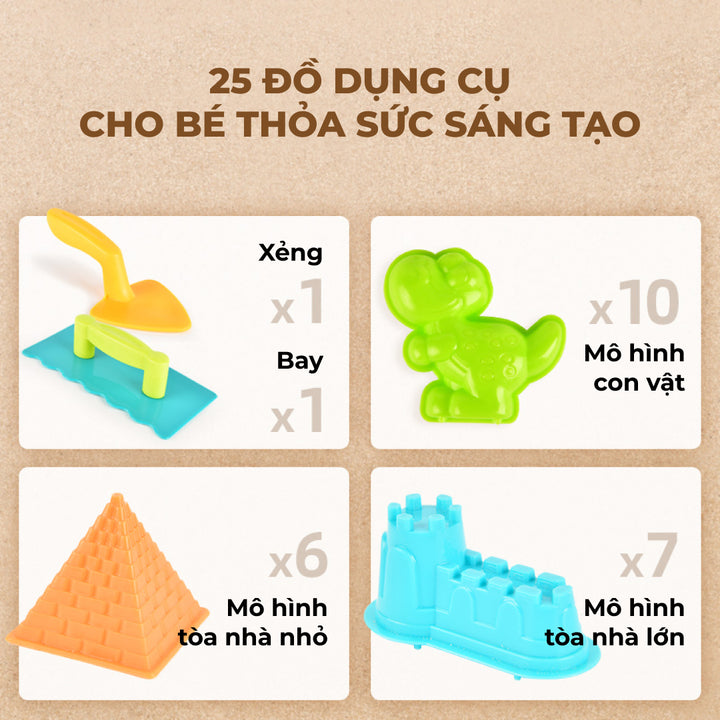 Cát động lực cho bé Mideer