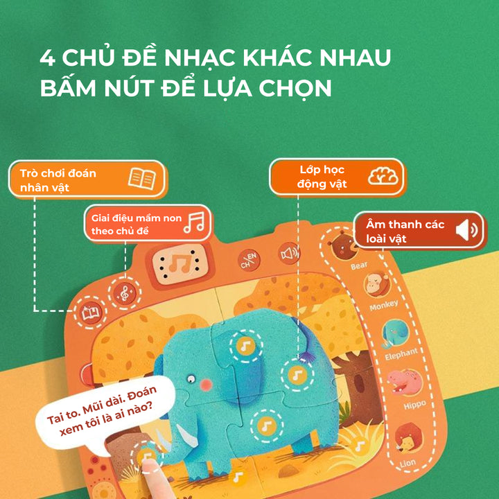 Bộ xếp hình âm thanh cho bé Mideer