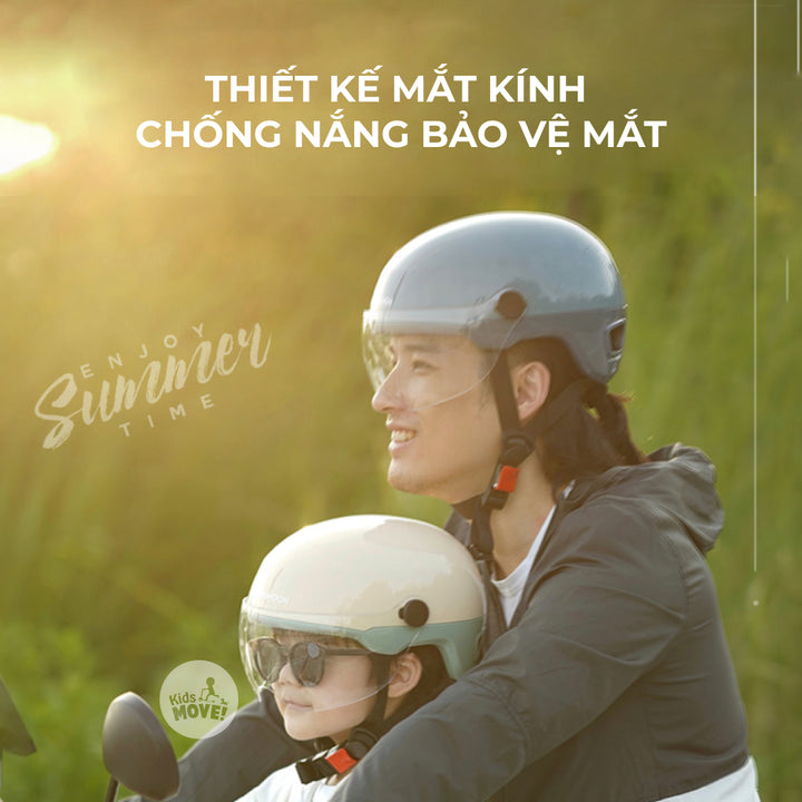 Mũ bảo hiểm có kính Sunrimoon CS-37