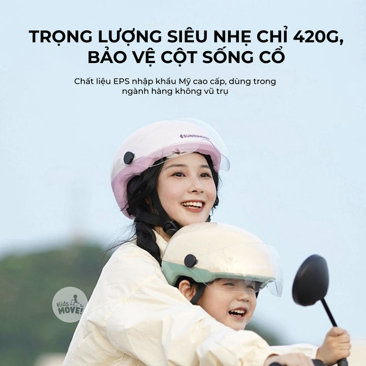 Mũ bảo hiểm có kính Sunrimoon CS-37