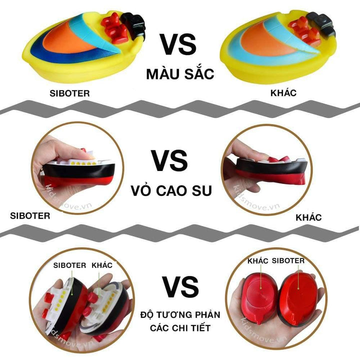 Bộ 9 món du thuyền thả bồn tắm - Kidsmove - Thế giới xe của bé