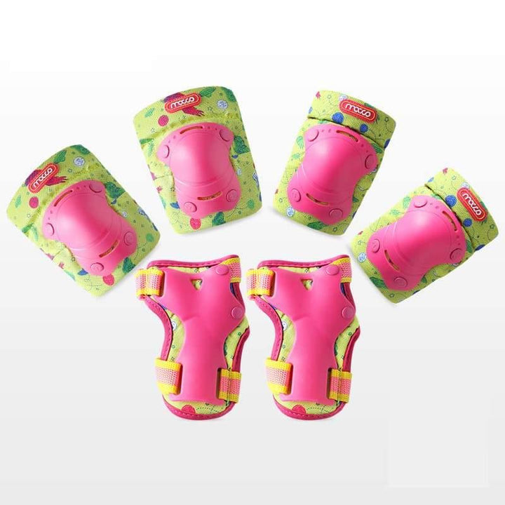 bộ bảo vệ tay chân 6 món - bộ giáp bảo vệ cho bé trượt Patin Macco Swiss