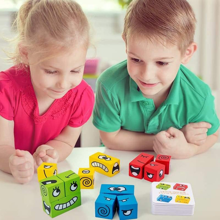 Bộ xếp hình biểu cảm khuôn mặt cho bé