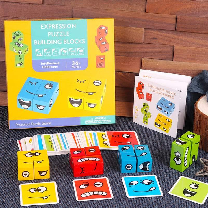 Bộ xếp hình biểu cảm khuôn mặt cho bé