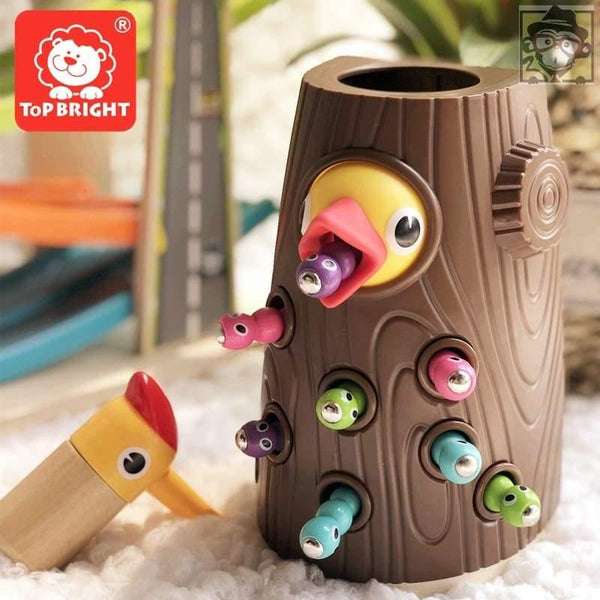 Bộ đồ chơi nam châm Chim gõ kiến bắt sâu TOPBRIGHT - Kidsmove - Thế giới xe của bé