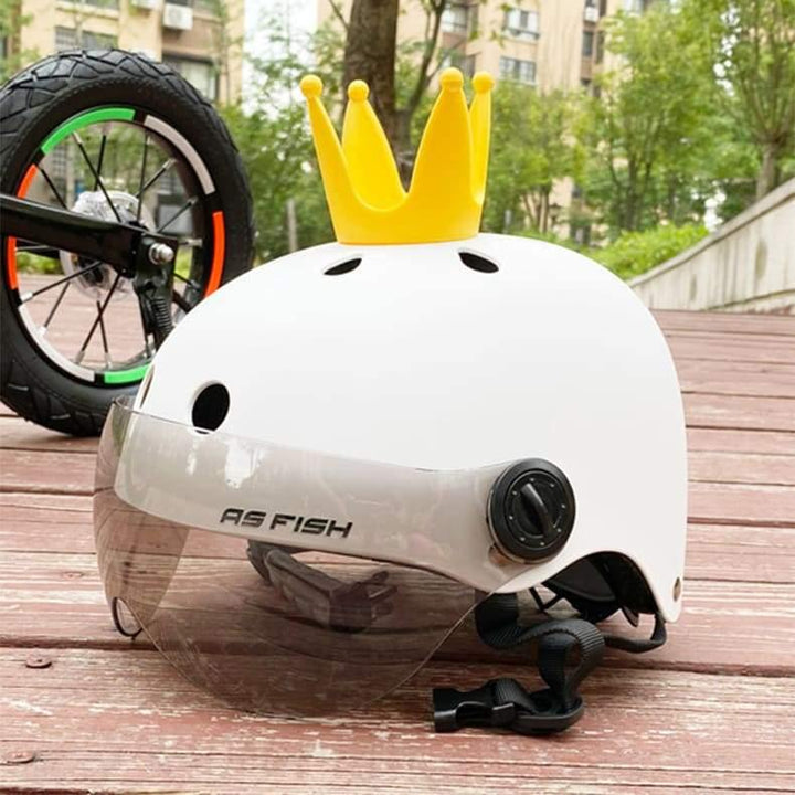 Mũ bảo hiểm có kính siêu nhẹ AS-FISH - Kidsmove - Thế giới xe của bé