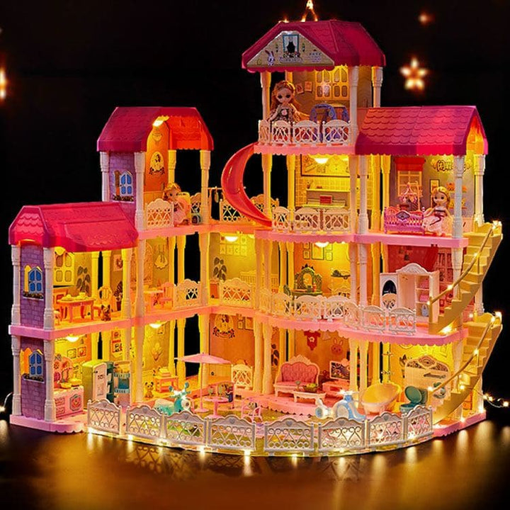 Nhà búp bê cỡ lớn Castle Villa cho bé gái - Kidsmove - Thế giới xe của bé