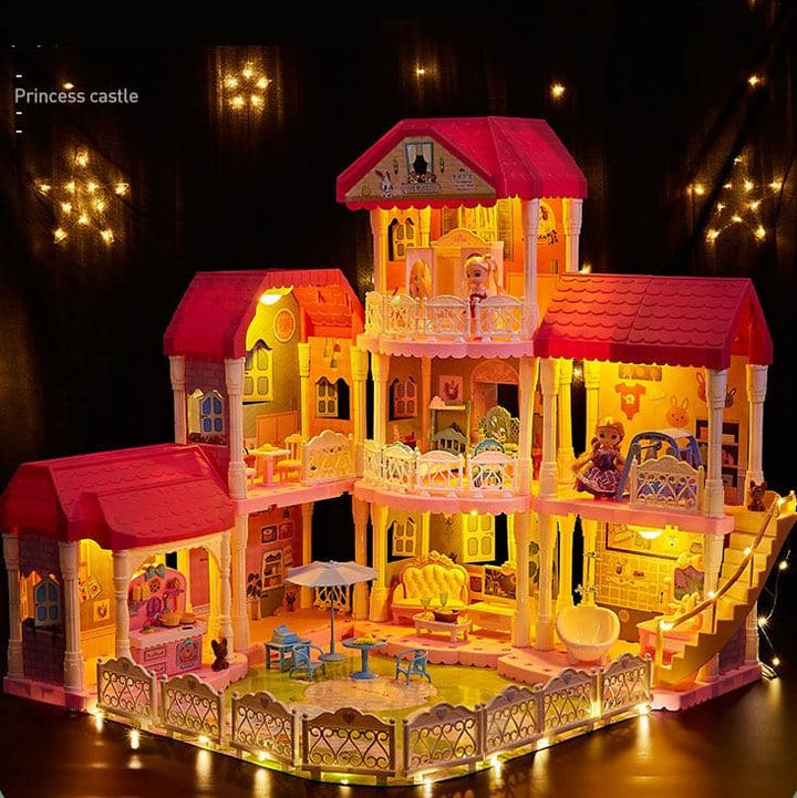 Nhà búp bê cỡ lớn Castle Villa cho bé gái - Kidsmove - Thế giới xe của bé